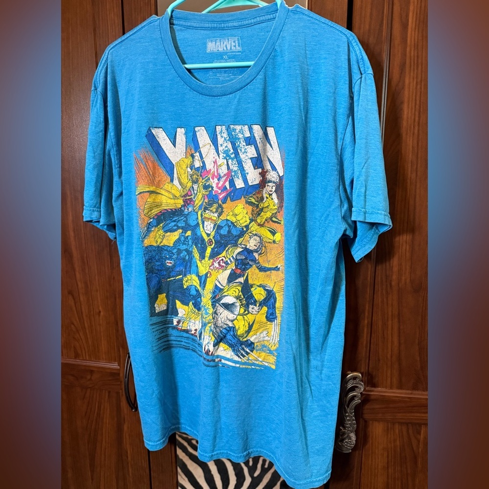 VTG Marvel X-Men Graphic Tee - Turquoise Blue